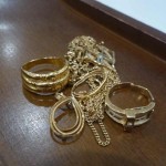 金プラチナリングネックレス8
