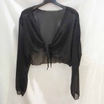 ダンス服ボレロ黒9-19