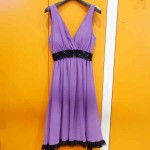 ダンス服キャバドレス紫10-11