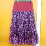 ダンス服スカート切り返しピ