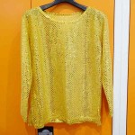 ダンス服トップスギラギラ金1