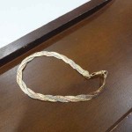 金プラチナ3色ブレス10-5