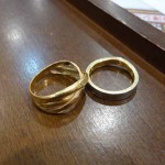 金プラチナ指輪2個10-7