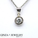 pt850 pt900 プラチナ ダイヤモンド 0.24ct I1 デザイン ネックレス 鑑定書付
