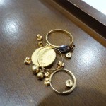 金プラチナｋ18キャッチ12-19