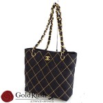 ＣＨＡＮＥＬ シャネル ワイルドステッチ チェーン トート バッグ ショルダー