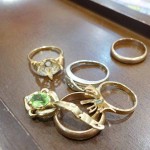 金プラチナリング5個10-2