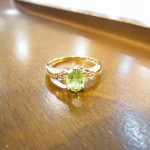 1-1ｋ18ペリドットリング